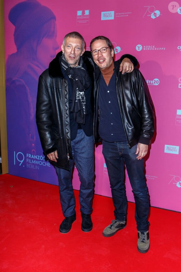 Vincent Cassel, Reda Kateb à la première de "Hors Normes" lors de la semaine du cinéma français de Berlin, le 28 novembre 2019.
