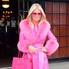 Jessica Simpson quitte l'hôtel The Bowery à New York. Le 4 février 2020.