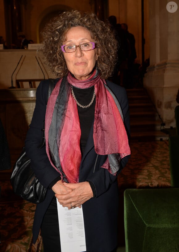 Mireille Dumas lors de la cérémonie d'installation de F.Mitterrand à l'académie des Beaux-Arts à Paris, France, le 5 février 2020. © Veeren/Bestimage