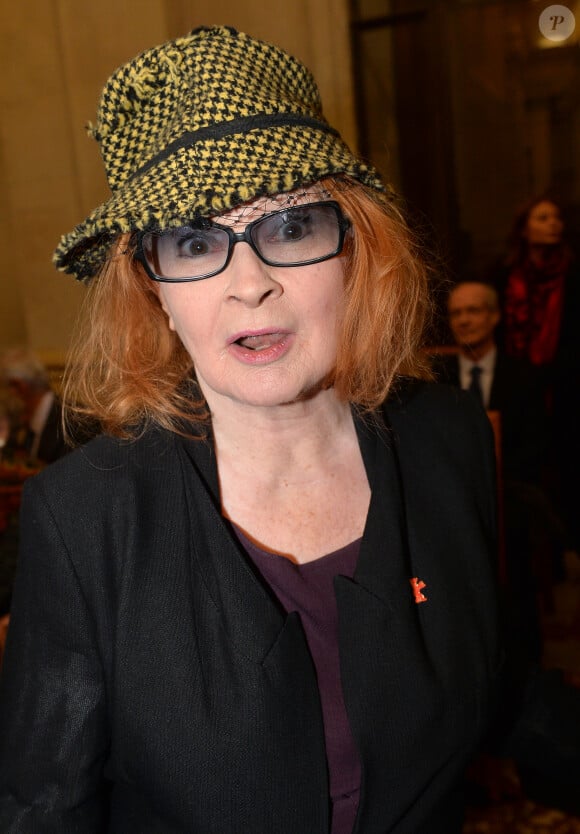 Ingrid Caven lors de la cérémonie d'installation de F.Mitterrand à l'académie des Beaux-Arts à Paris, France, le 5 février 2020. © Veeren/Bestimage