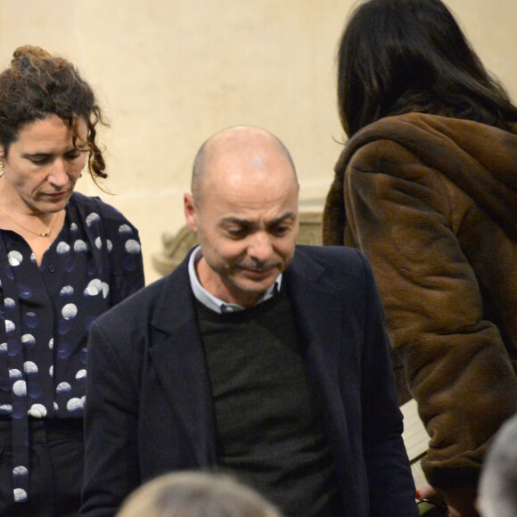 Mazarine Pingeot Mitterrand et son mari Didier Le Bret lors de la cérémonie d'installation de Frédéric Mitterrand à l'académie des Beaux-Arts à Paris, France, le 5 février 2020. © Veeren/Bestimage