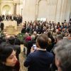 Atmosphère lors de la cérémonie d'installation de Frédéric Mitterrand à l'académie des Beaux-Arts à Paris, France, le 5 février 2020. © Veeren/Bestimage