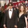 Vanessa Paradis et Johnny Depp aux Oscars en 2008.