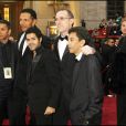 Sami Bouajila, Roschdy Zem, Jamel Debbouze et Rachid Bouchareb aux Oscars en 2007.