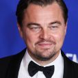 Leonardo DiCaprio lors de la Press Room de la 77ème cérémonie annuelle des Golden Globe Awards au Beverly Hilton Hotel à Los Angeles le 5 janvier 2020.