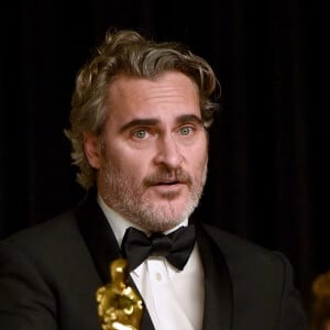 Joaquin Phoenix lors de la 92ème cérémonie des Oscars 2020 au Hollywood and Highland à Los Angeles, Californie, Etats-Unis, le 9 février 2020. 