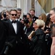 Rooney Mara et Joaquin Phoenix lors de la 92ème cérémonie des Oscars 2020 au Hollywood and Highland à Los Angeles, Californie, Etats-Unis, le 9 février 2020.