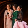 Brie Larson, Sigourney Weaver et Gal Gadot assistent aux 92e Oscars au Dolby Theatre. Hollywood, Los Angeles, le 9 février 2020.