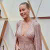 Brie Larson assiste aux 92e Oscars au Dolby Theatre, habillée d'une robe CELINE. Hollywood, Los Angeles, le 9 février 2020.
