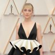 Saoirse Ronan assiste aux 92e Oscars au Dolby Theatre, habillée d'une robe Gucci. Hollywood, Los Angeles, le 9 février 2020.