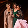 Brie Larson, Sigourney Weaver et Gal Gadot assistent aux 92e Oscars, au Dolby Theatre. Hollywood, Los Angeles, le 9 février 2020.