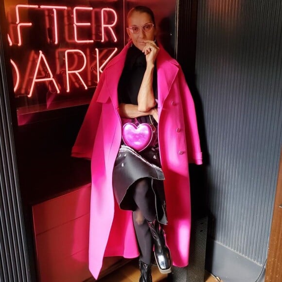 Céline Dion prend la pose sur Instagram, le 10 février 2020.