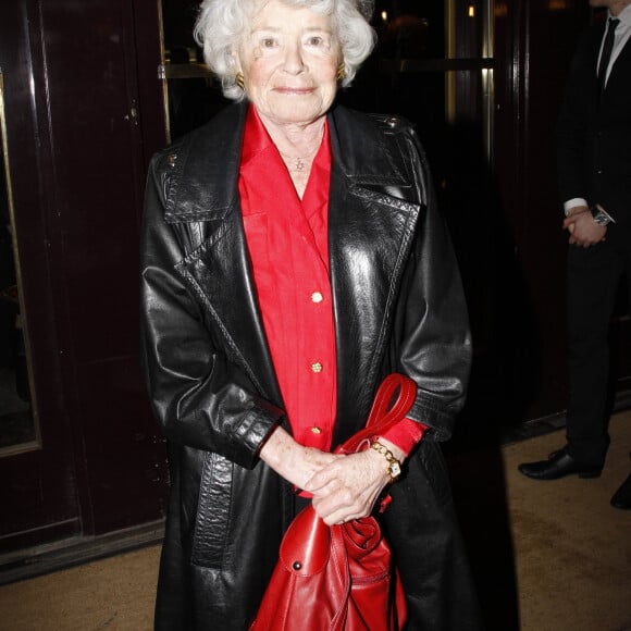 Claude Sarraute - Générale de la pièce "Harold et Maude" au théâtre Antoine à Paris le 5 mars 2012.