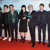 Delphine Gleize, Lazare Lartigau, Eric Lartigau, Doona Bae, Alain Chabat, Ilian Bergala et Jules Sagot - Avant-première du film "Je suis là" au cinéma UGC Normandie à Paris, le 4 février 2020.