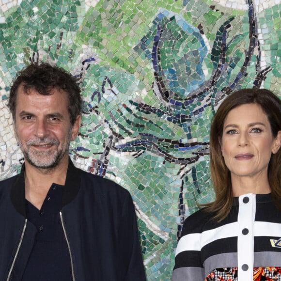 Eric Lartigau, Marina Fois à la Fondation Maeght, à Saint-Paul-de-Vence. Le 28 mai 2018. @Marco Piovanotto/ABACAPRESS.COM