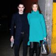 Stephanie Seymour et son fils Peter Brant, Jr. arrivent à la Park Avenue Armory pour assister au défilé Marc Jacobs. New York, le 12 février 2020.