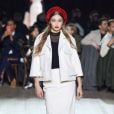 Gigi Hadid défile pour Marc Jacobs, collection automne-hiver 2020-2021, à la Park Avenue Armory. New York, le 12 février 2020.