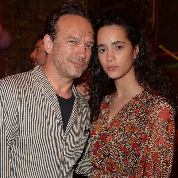 Vincent Perez et sa fille Iman Perez lors de de la soirée Tod's x Alber Elbaz "Happy Moment" au Palais de Tokyo à Paris, France, le 2 juillet 2019.