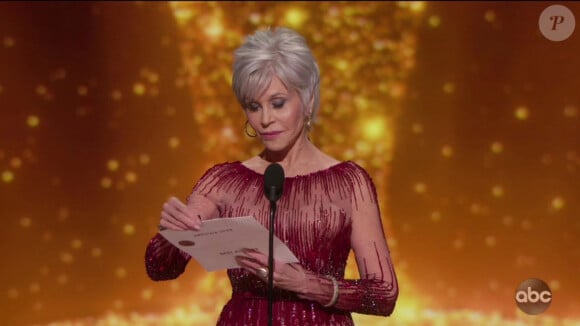 Jane Fonda lors de 92e cérémonie des Oscars 2020 au Hollywood and Highland à Los Angeles, Californie, Etats-Unis, le 9 février 2020.