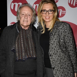 Exclusif - Didier Barbelivien et sa femme Laure - Concert privé MFM Radio de Alain Souchon et Laurent Voulzy sur un bateau-mouche à Paris le 10 novembre 2015. © Guirec Coadic / Bestimage