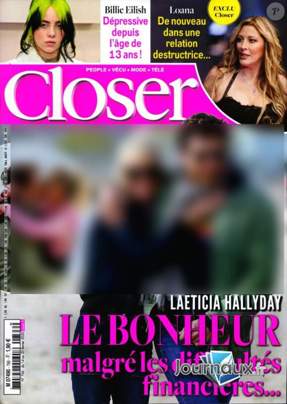 Didier Barbelivien en interview dans "Closer". Couverture du numéro du 14 février 2020.