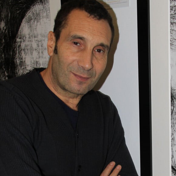 Exclusif - Zinedine Soualem - People au vernissage de l'exposition du photographe CharlyHO au Salon Hoche à Paris. Le 28 novembre 2019 © Philippe Baldini / Bestimage