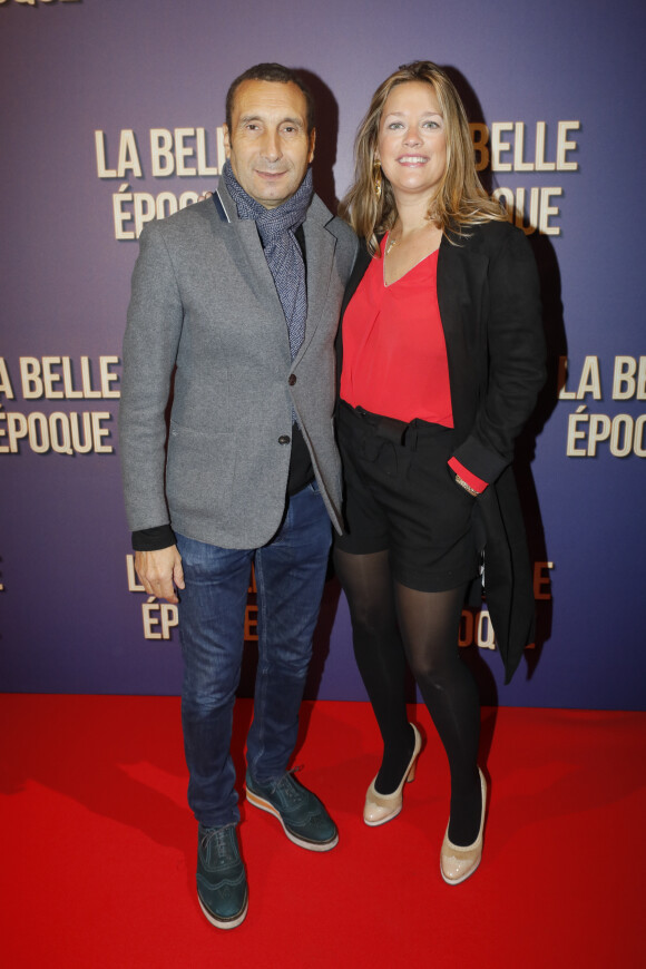 Zinedine Soualem et sa compagne Caroline Faindt - Avant-première du film "La belle époque" au Gaumont Capucines à Paris, le 17 octobre 2019. © Christophe Clovis / Bestimage