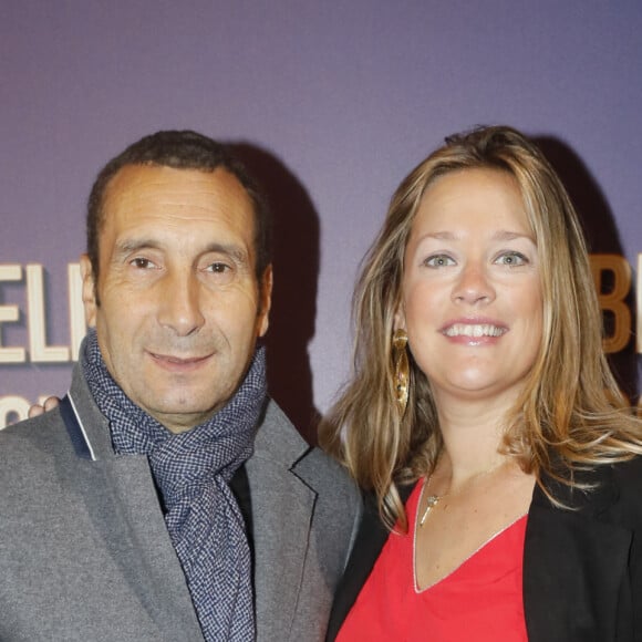 Zinedine Soualem et sa compagne Caroline Faindt - Avant-première du film "La belle époque" au Gaumont Capucines à Paris, le 17 octobre 2019. © Christophe Clovis / Bestimage