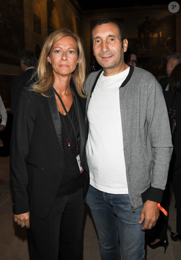 Anne Gravoin et Zinedine Soualem - Opéra "Tosca Puccini" à l'hôtel national des Invalides dans le cadre de l'opération "Opéra en plein air" à Paris le 4 septembre 2019. © Coadic Guirec/Bestimage