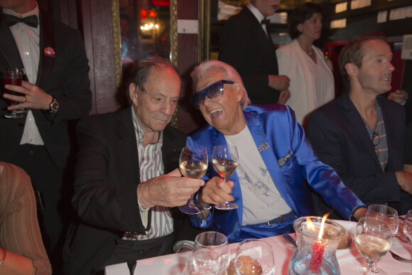 Exclusif - Michou et Charles Dumont - Michou fête ses 87 dans son cabaret éponyme à Montmartre, Paris le 18 juin 2018.
