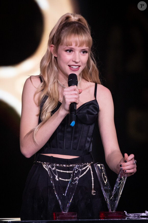 La chanteuse Angèle (Angèle Van Laeken) (lauréate Concert de l'année pour "Brol Tour") - 35ème cérémonie des Victoires de la musique à la Seine musicale de Boulogne-Billancourt, le 14 février 2020. © Cyril Moreau/Bestimage