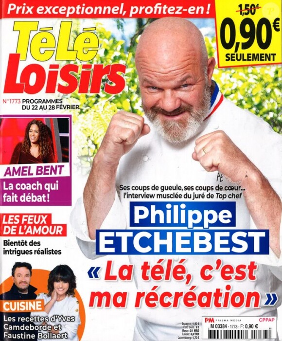 Télé Loisirs, édition du 22 au 28 février 2020.