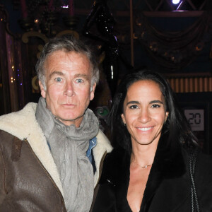 Exclusif - Franck Dubosc et sa femme Danièle - Première du spectacle "Elie Semoun et ses monstres" aux Folies Bergère à Paris le 7 janvier 2020. © Coadic Guirec/Bestimage