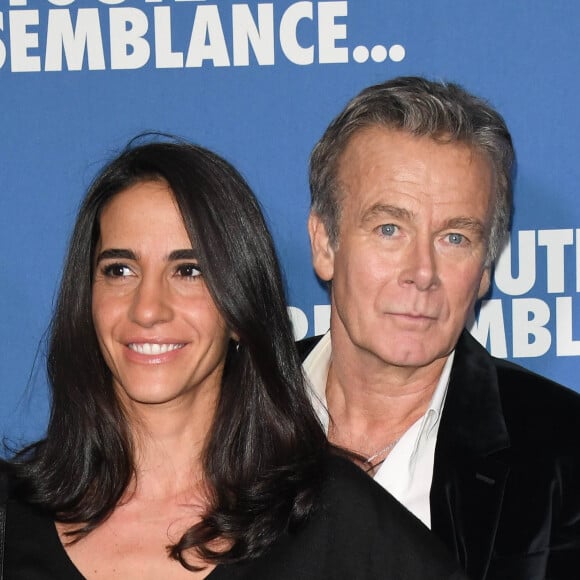 Franck Dubosc et sa femme Danièle - Avant-première du film "Toute ressemblance..." au cinéma UGC Ciné Cité Les Halles à Paris, le 25 novembre 2019. © Coadic Guirec/Bestimage