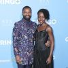 David Oyelowo et Lupita Nyong'o à la première de 'Gringo' aux cinémas The Regal à Los Angeles, le 6 mars 2018.