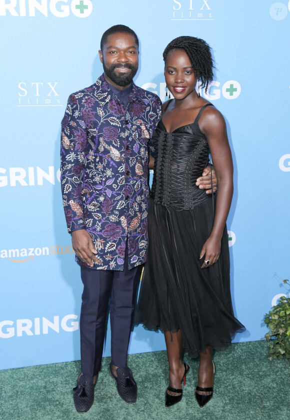 David Oyelowo et Lupita Nyong'o à la première de 'Gringo' aux cinémas The Regal à Los Angeles, le 6 mars 2018.