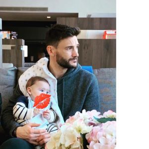 Hugo Lloris et son fils Léandro sur Instagram, le 6 février 2020.