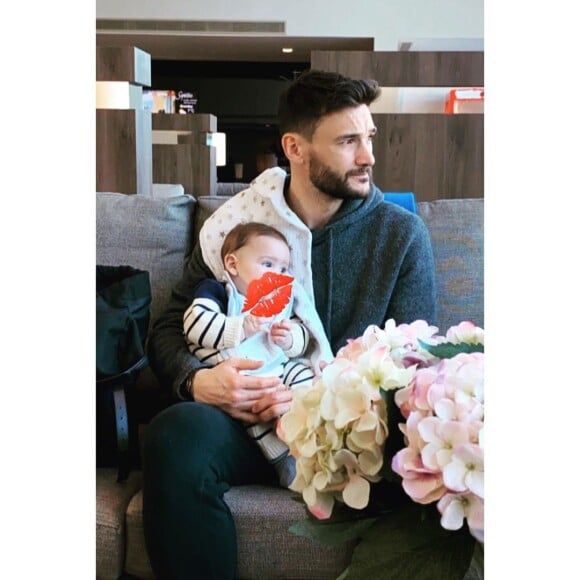 Hugo Lloris et son fils Léandro sur Instagram, le 6 février 2020.