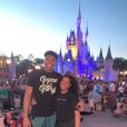 Giannis Antetokounmpo et sa compagne Mariah à Disney World, photo Instagram le 1er juin 2019.    