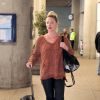 Exclusif - Katherine Heigl arrive à l'aéroport de Toronto le 23 octobre 2018.