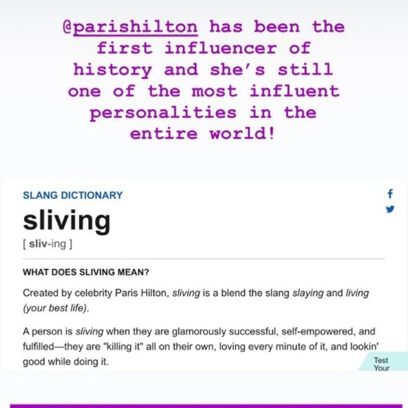 L'anniversaire de Paris Hilton qui célèbre ses 39 ans le 21 février 2020.