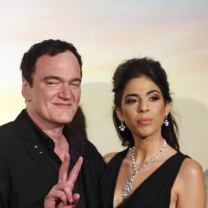 Quentin Tarantino et sa femme Daniella Pick - Photocall lors de la première du film "Once Upon A Time in Hollywood" à Rome. Le 2 août 2019 Rome