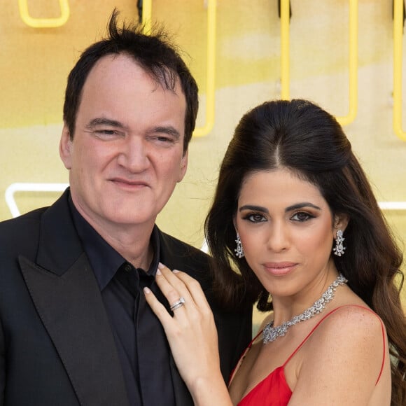 Quentin Tarantino et sa femme Daniella Pick - Avant-première du film "Once Upon a Time in Hollywood" au Odeon Leicester Square à Londres, le 30 juillet 2019.