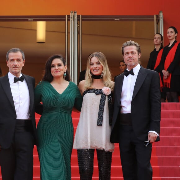 Leonardo DiCaprio, Quentin Tarantino et sa femme Daniella Pick, David Heyman, Shannon McIntosh, Margot Robbie, Brad Pitt - Montée des marches du film "Once upon a time... in Hollywood" lors du 72ème Festival International du Film de Cannes. Le 21 mai 2019 © Jacovides-Moreau / Bestimage