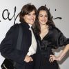 Inès de la Fressange et sa fille Nine d'Urso assistent au défilé de mode Haute Couture printemps-été 2020 "Schiaparelli", au Palais de Tokyo. Paris, le 20 janvier 2020. © Olivier Borde / Bestimage
