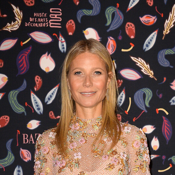 Gwyneth Paltrow assiste à la soirée de gala du Musée des Arts Décoratifs, avec Harper's Bazaar. Paris, le 26 février 2020. © Veeren Ramsamy / Bestimage