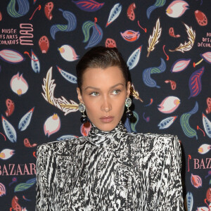 Bella Hadid assiste à la soirée de gala du Musée des Arts Décoratifs, avec Harper's Bazaar. Paris, le 26 février 2020. © Veeren Ramsamy / Bestimage