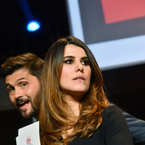 Exclusif - Karine Ferri et Christophe Beaugrand lors du 7ème gala de l'association "Les Rois du Monde" avec un plateau d'artistes et une vente aux enchères au profit des enfants défavorisés, orphelins et hospitalisés, suivi d'une soirée dansante à la Salle Wagram à Paris, France, le 18 février 2019. © Rachid Bellak/Bestimage