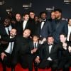 Damien Bonnard, Ladj Ly, Al-Hassan Ly, Djebril Zonga et l'équipe du film "Les Misérables" lors du photocall lors de la 45ème cérémonie des César à la salle Pleyel à Paris le 28 février 2020 © Dominique Jacovides / Olivier Borde / Bestimage