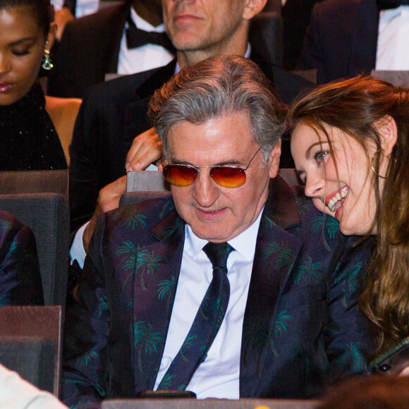 Daniel Auteuil et sa fille Nelly Auteuil assistent à la 45e cérémonie des César à la Salle Pleyel. Paris, le 28 février 2020.